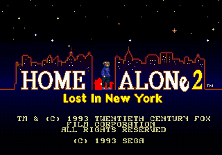 Home Alone 2 - Lost in New York on sega