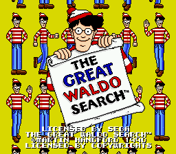 Great Waldo Search, The on sega