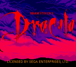 Bram Stoker's Dracula on sega