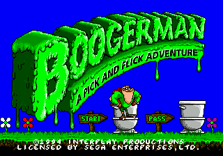 Boogerman - A Pick and Flick Adventure on sega