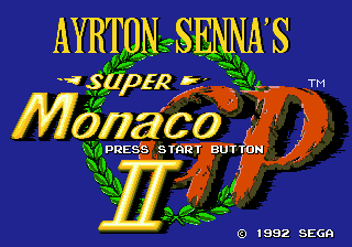 Ayrton Senna's Super Monaco GP II (En,Ja)