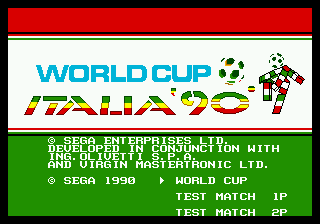World Cup Italia '90 (Europe)