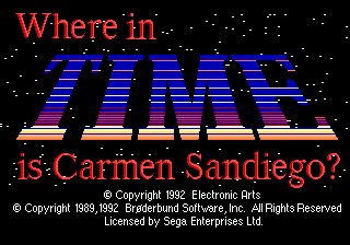 Where in Time Is Carmen Sandiego (USA, Europe) (En,Fr,De,Es,It)