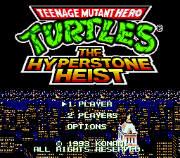 Teenage Mutant Hero Turtles - The Hyperstone Heist (Europe)