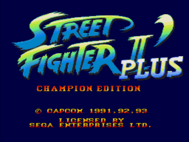 Street Fighter II' Plus (Japan, Asia)