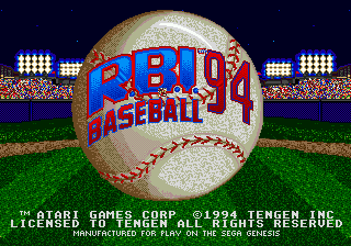 R.B.I. Baseball 94 (USA, Europe)