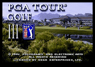 PGA Tour Golf III (USA, Europe)