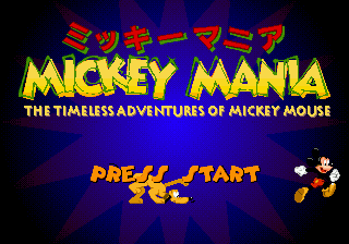 Mickey Mania - The Timeless Adventures of Mickey Mouse (Japan) on sega