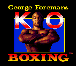 George Foreman's KO Boxing (Europe) on sega