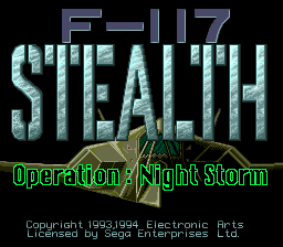 F-117 Stealth - Operation Night Storm (Japan)
