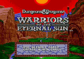 Dungeons & Dragons - Warriors of the Eternal Sun (USA, Europe)