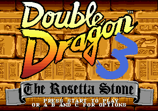 Double Dragon 3 - The Arcade Game (USA, Europe)