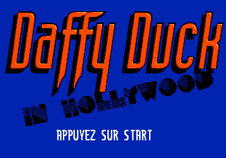 Daffy Duck in Hollywood (Europe) (En,Fr,De,Es,It) on sega
