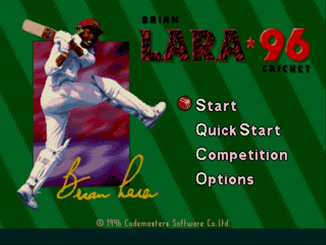 Brian Lara Cricket 96 (Europe) (April 1996)