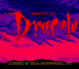 Bram Stoker's Dracula (Europe) on sega
