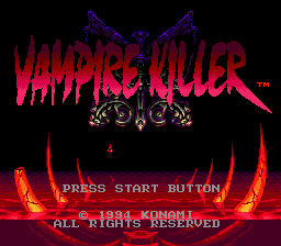 Akumajou Dracula - Vampire Killer (Japan)