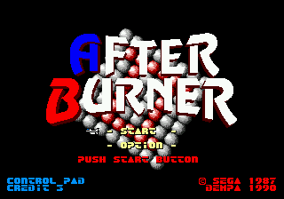 After Burner II (Japan) on sega