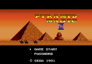 [SegaNet] Pyramid Magic III (Japan)