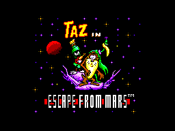 Taz in Escape from Mars (Brazil)