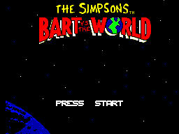 Simpsons, The - Bart vs. The World (Europe) on sms