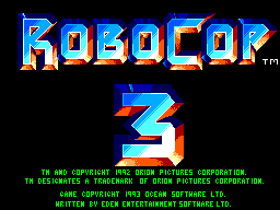 RoboCop 3 (Europe) on sms