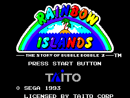 Rainbow Islands - The Story of Bubble Bobble 2 (Europe) on sms