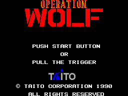 Operation Wolf (Europe) on sms