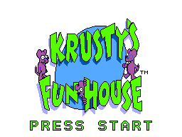 Krusty's Fun House (Europe) on sms