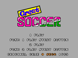 Great Soccer (Europe)