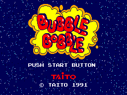 Bubble Bobble (Europe) on sms