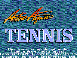 Andre Agassi Tennis (Europe)