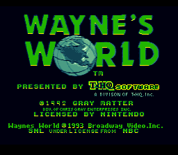 Wayne's World on snes