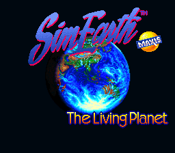 SimEarth - The Living Planet on snes