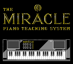 Miracle Piano Teaching System, The on snes