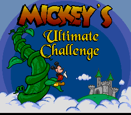 Mickey's Ultimate Challenge on snes