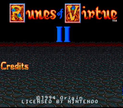 Ultima - Runes of Virtue II (Beta) (1994-XX-XX)