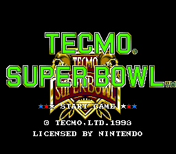 Tecmo Super Bowl (Beta)