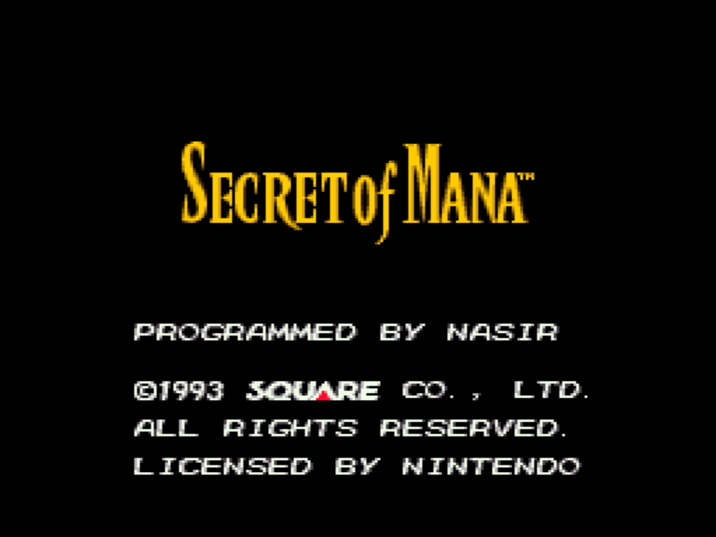 Secret of Mana [En by FuSoYa v1.0] (Variable Width Font Edition)