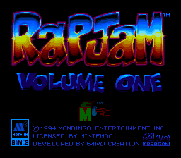 Rap Jam - Volume One (En,Fr,Es)