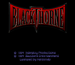 Blackthorne (Sample)