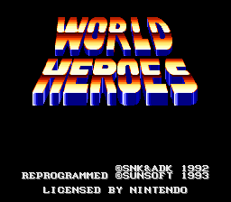 World Heroes (Europe)