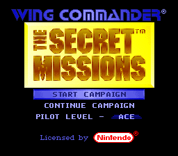 Wing Commander - The Secret Missions (Europe)