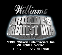 Williams Arcade's Greatest Hits (Europe)
