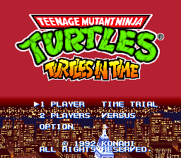 Teenage Mutant Ninja Turtles - Turtles in Time (Japan)