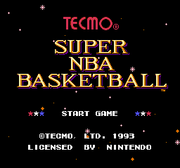 Tecmo Super NBA Basketball (Europe)