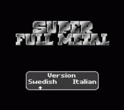 Super Full Metal (Europe) (It,Sv) (Proto)