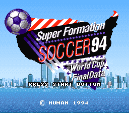 Super Formation Soccer '94 - World Cup Final Data (Japan)
