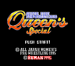 Super Fire Pro Wrestling - Queen's Special (Japan)