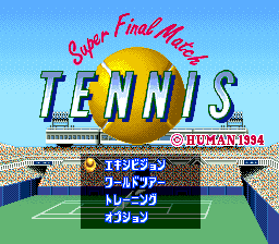 Super Final Match Tennis (Japan)