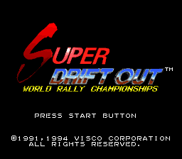 Super Drift Out - World Rally Championships (Japan)